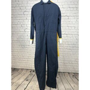 Red Kap Blue Yellow Long Sleeve Costume Band Cape Jumpsuit Size 42L (39X31)